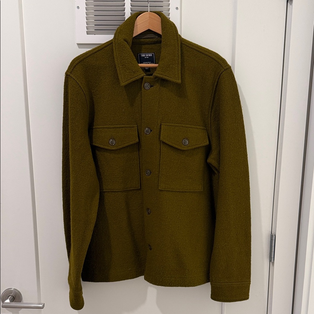 Todd Snyder Olive Shirt Jacket